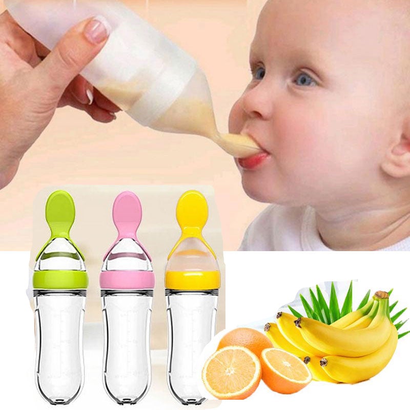 Biberon avec cuillère pour nouveau-né | EasyBottle™ - Baz Shop